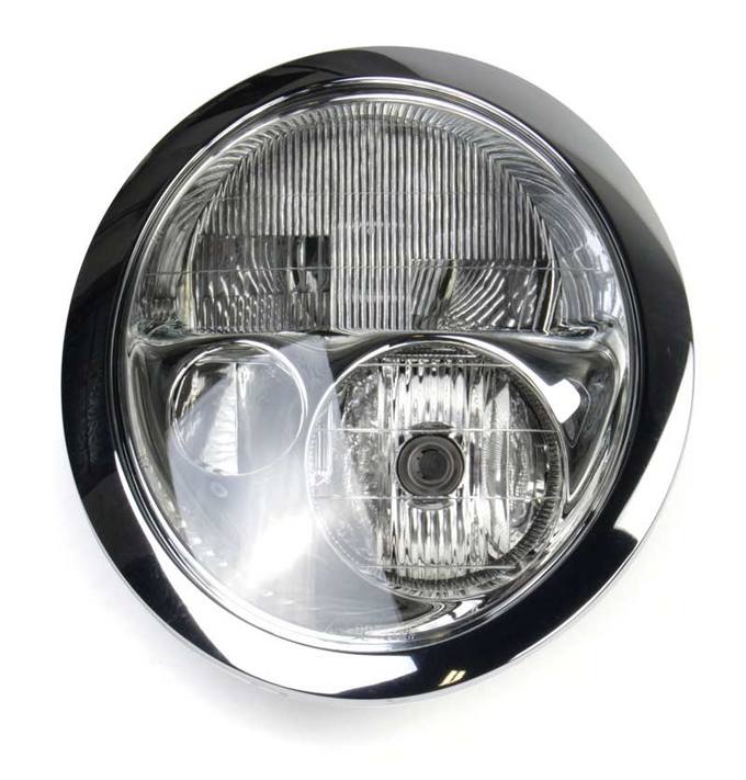 Mini Headlight Assembly - Passenger Side (Halogen) 63126911706 - Hella 010071021